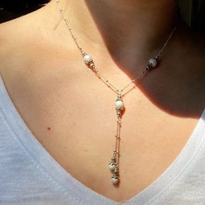 Silver Pearl Necklace